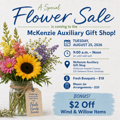 McKenzie Auxiliary Gift Shop Flower Sale